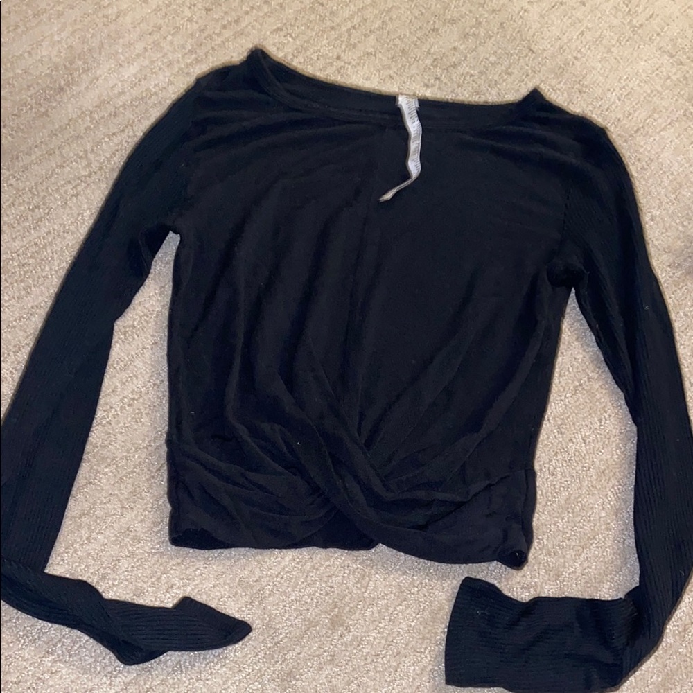 Alo yoga Black Long Sleeve Women's Top